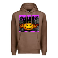 Chestnut halloween jack o'lantern dripping glitter tumbler Premium Hoodie - Jasminsmagicworld