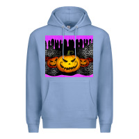 Colony Blue halloween jack o'lantern dripping glitter tumbler Premium Hoodie - Jasminsmagicworld