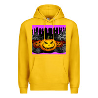 Lemon halloween jack o'lantern dripping glitter tumbler Premium Hoodie - Jasminsmagicworld