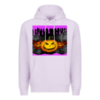 Lilac halloween jack o'lantern dripping glitter tumbler Premium Hoodie - Jasminsmagicworld