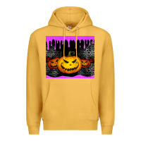 Mustard halloween jack o'lantern dripping glitter tumbler Premium Hoodie - Jasminsmagicworld