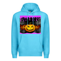 Ocean Blue halloween jack o'lantern dripping glitter tumbler Premium Hoodie - Jasminsmagicworld