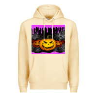 Pina Colada halloween jack o'lantern dripping glitter tumbler Premium Hoodie - Jasminsmagicworld