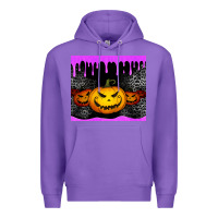 Purple halloween jack o'lantern dripping glitter tumbler Premium Hoodie - Jasminsmagicworld