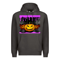 Smoke halloween jack o'lantern dripping glitter tumbler Premium Hoodie - Jasminsmagicworld