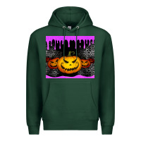 Sports Green halloween jack o'lantern dripping glitter tumbler Premium Hoodie - Jasminsmagicworld