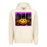 Tofu halloween jack o'lantern dripping glitter tumbler Premium Hoodie - Jasminsmagicworld