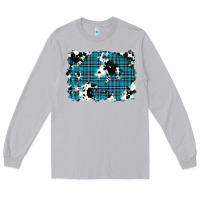Moon Dust winter plaid cowhide pattern background Long Sleeve Tee - RanaPortraitStore