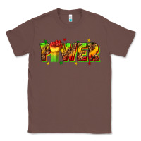 Chestnut power juneteenth Classic Tee - texasbilliewilder