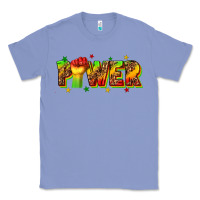 Colony Blue power juneteenth Classic Tee - texasbilliewilder