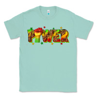 Seafoam power juneteenth Classic Tee - texasbilliewilder