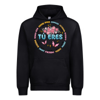 Black tu eres inspiration Urban Hoodie - MaliasSmallBusiness