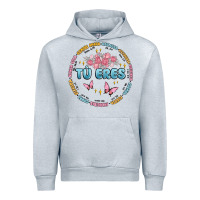 Heather Grey tu eres inspiration Urban Hoodie - MaliasSmallBusiness