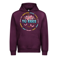 Mauve Wine tu eres inspiration Urban Hoodie - MaliasSmallBusiness
