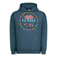 Pigment Midnight Navy tu eres inspiration Urban Hoodie - MaliasSmallBusiness