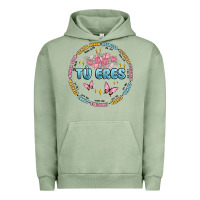 Pigment Oil Green tu eres inspiration Urban Hoodie - MaliasSmallBusiness
