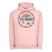Pigment Salmon tu eres inspiration Urban Hoodie - MaliasSmallBusiness