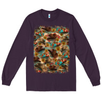 Plum western  background Long Sleeve Tee - RanaPortraitStore