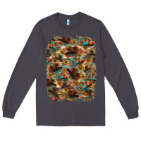 Smoke western  background Long Sleeve Tee - RanaPortraitStore