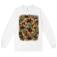 White western  background Long Sleeve Tee - RanaPortraitStore