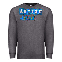 Charcoal Heather autism dad Premium Sweatshirt - AdoDesignShop
