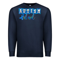 Navy autism dad Premium Sweatshirt - AdoDesignShop