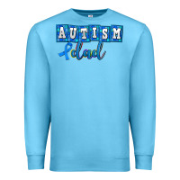 Ocean Blue autism dad Premium Sweatshirt - AdoDesignShop