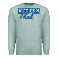 Seafoam autism dad Premium Sweatshirt - AdoDesignShop