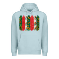 Blue Mist mexican flag brushstroke Premium Hoodie - Jasminsmagicworld