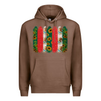 Chestnut mexican flag brushstroke Premium Hoodie - Jasminsmagicworld