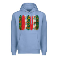 Colony Blue mexican flag brushstroke Premium Hoodie - Jasminsmagicworld
