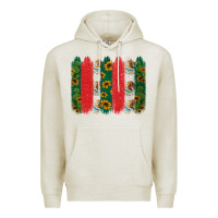 Oatmeal Heather mexican flag brushstroke Premium Hoodie - Jasminsmagicworld