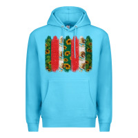 Ocean Blue mexican flag brushstroke Premium Hoodie - Jasminsmagicworld