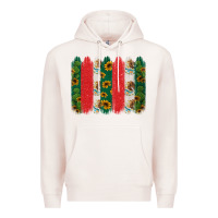 Pale Pink mexican flag brushstroke Premium Hoodie - Jasminsmagicworld