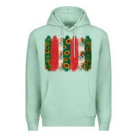 Seafoam mexican flag brushstroke Premium Hoodie - Jasminsmagicworld