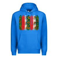 True Royal mexican flag brushstroke Premium Hoodie - Jasminsmagicworld