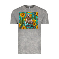 Cloud Rock mama bear with sunflowers and cactus Vintage Tee - Artiststas
