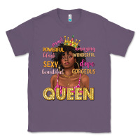 Lavender queen afro woman Classic Tee - texasbilliewilder