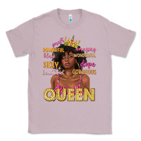 Lilac queen afro woman Classic Tee - texasbilliewilder