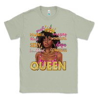 Matcha queen afro woman Classic Tee - texasbilliewilder