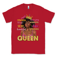 Red queen afro woman Classic Tee - texasbilliewilder