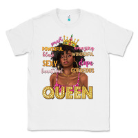 White queen afro woman Classic Tee - texasbilliewilder