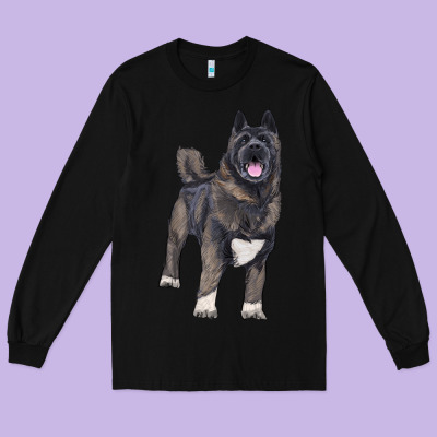 Long Sleeve Tee American akita