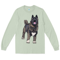 Matcha American akita Long Sleeve Tee - RanaPortraitStore