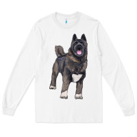 White American akita Long Sleeve Tee - RanaPortraitStore