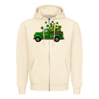 Sandshell st patricks truck shamrock horseshoe gold Zipper Hoodie - RanaPortraitStore