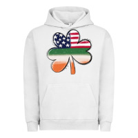 Pigment Lunar Rock st patricks day shamrock american flag Urban Hoodie - MaliasSmallBusiness
