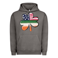 Pigment Tornado st patricks day shamrock american flag Urban Hoodie - MaliasSmallBusiness