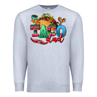 Heather Grey taco dad Premium Sweatshirt - AdoDesignShop