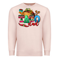 Pale Pink taco dad Premium Sweatshirt - AdoDesignShop